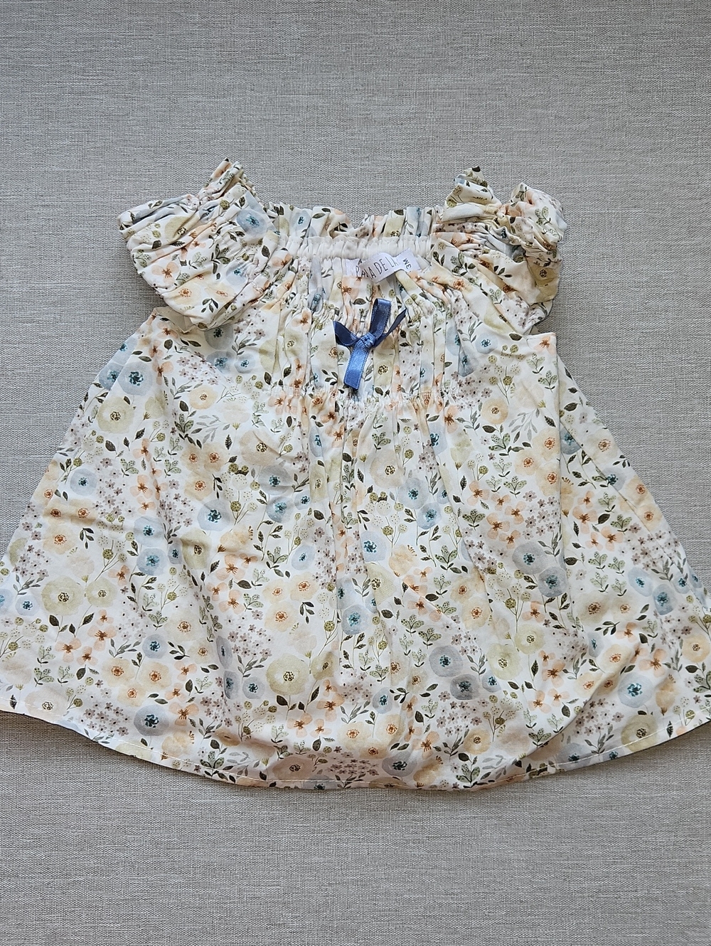Paloma De La O Pastel Floral Dress